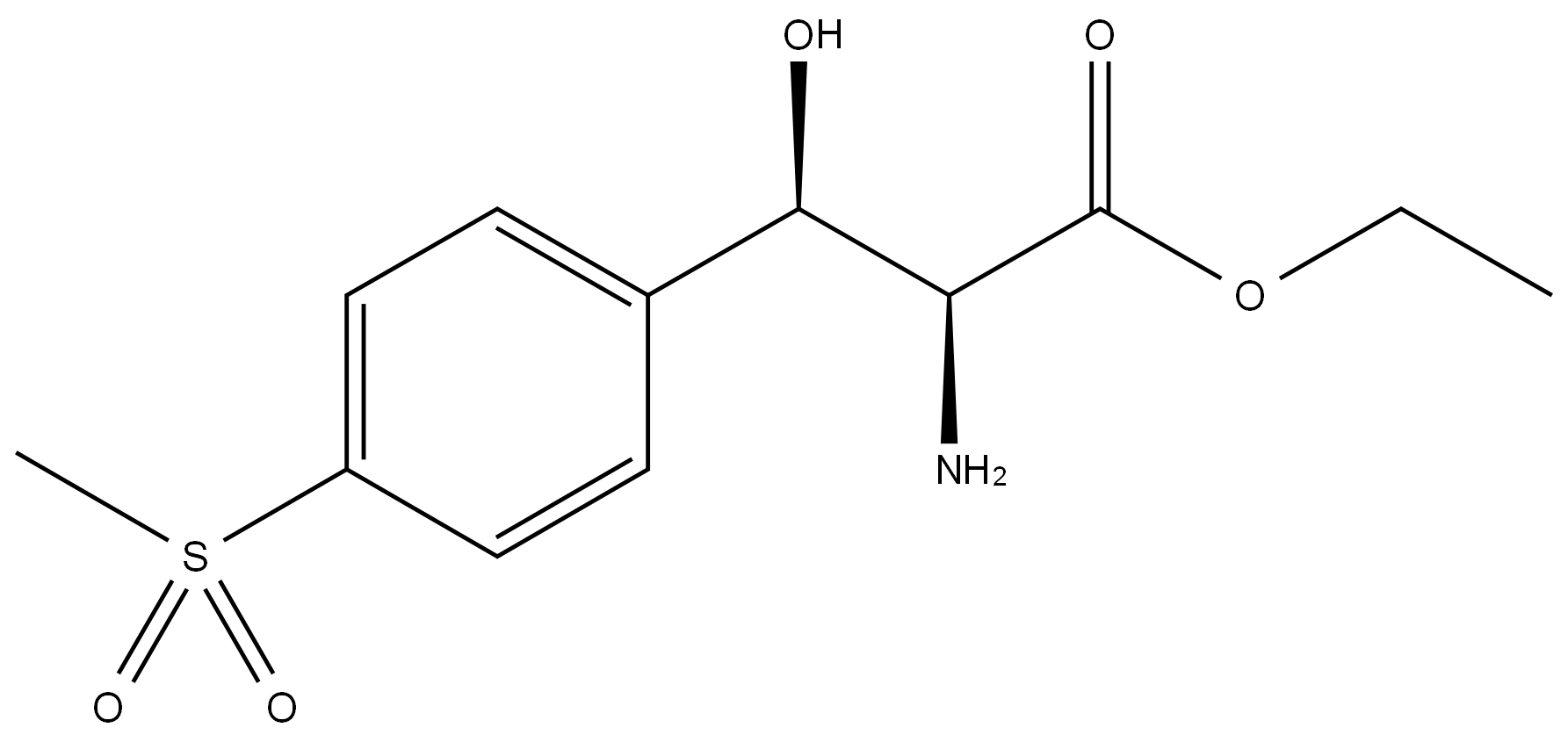 3-(对甲磺酰基苯基)丝氨酸乙酯