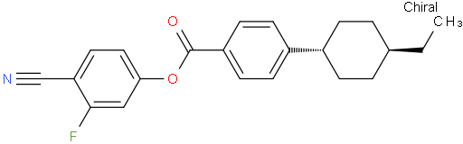 反,反-4-(4-乙基环己基)苯甲酸-4-氰基-3-氟苯酯