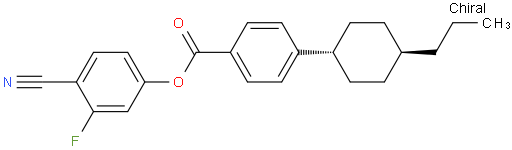 反-4-(4-正丙基环己基)苯甲酸-3-氟-4-氰基苯酯