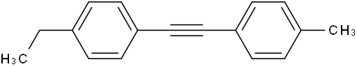 1-(4-甲基苯基)-2-(4-乙基苯基)乙炔