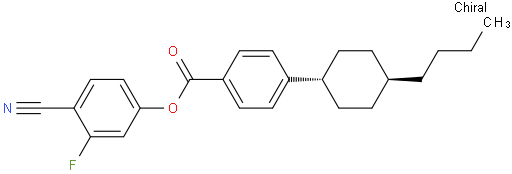 反-4-(4-正丁基环己基)-苯甲酸-3-氟-4-氰基苯酯