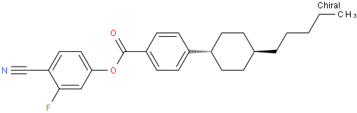 反-4-(4-正戊基环己基)苯甲基-3-氟-4-氰基苯酯