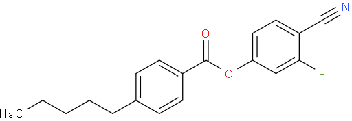 4-正戊基苯甲酸-3-氟-4-氰基苯酯