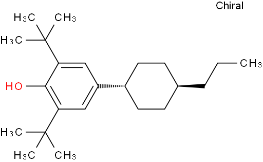 (反式-2,6-双(叔丁基)-4-(4-丙基环己基)苯酚)