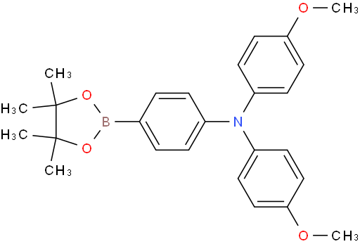 4-甲氧基-N-（4-甲氧苯基）-N-（4-（4,4,5,5-四甲基-1,3,2-二氧杂硼烷-2-基）苯基）苯胺