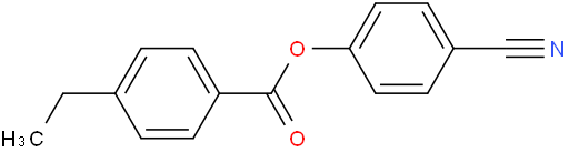 4-乙基苯甲酸4-氰基苯酯