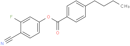 4-丁基苯甲酸-3-氟-4-氰基苯酯