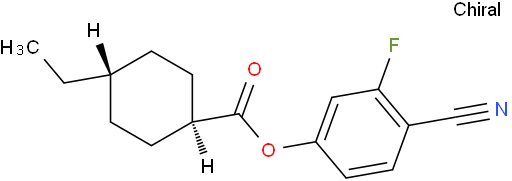 反式-4-乙基环己烷羧酸-4-氰基-3-氟苯酯