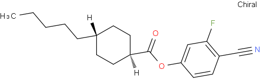 反式-4-戊基环己烷羧酸-对氰基-3-氟苯酯