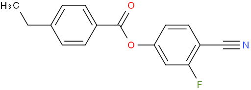 4-乙基苯甲酸-3-氟-4-氰基苯酯