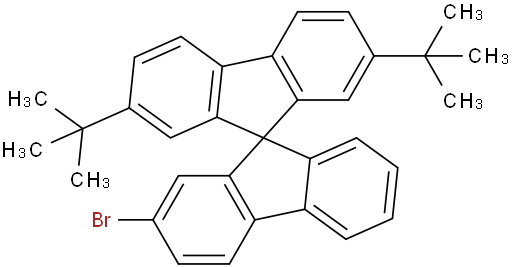 2-溴-2,7-二-叔丁基-9,9-螺二[芴]