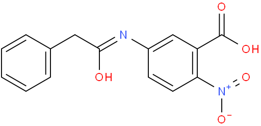 2-硝基-5-[(苯乙酰基)氨基]苯甲酸