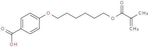 6-(4-羧基苯氧基)己基异丁烯酸酯