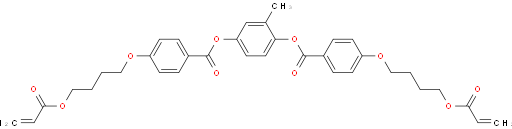 2-甲基-1,4-苯二基二(4-[4-[(1-氧代-2-丙烯基)氧基]丁氧基]苯甲酸酯)