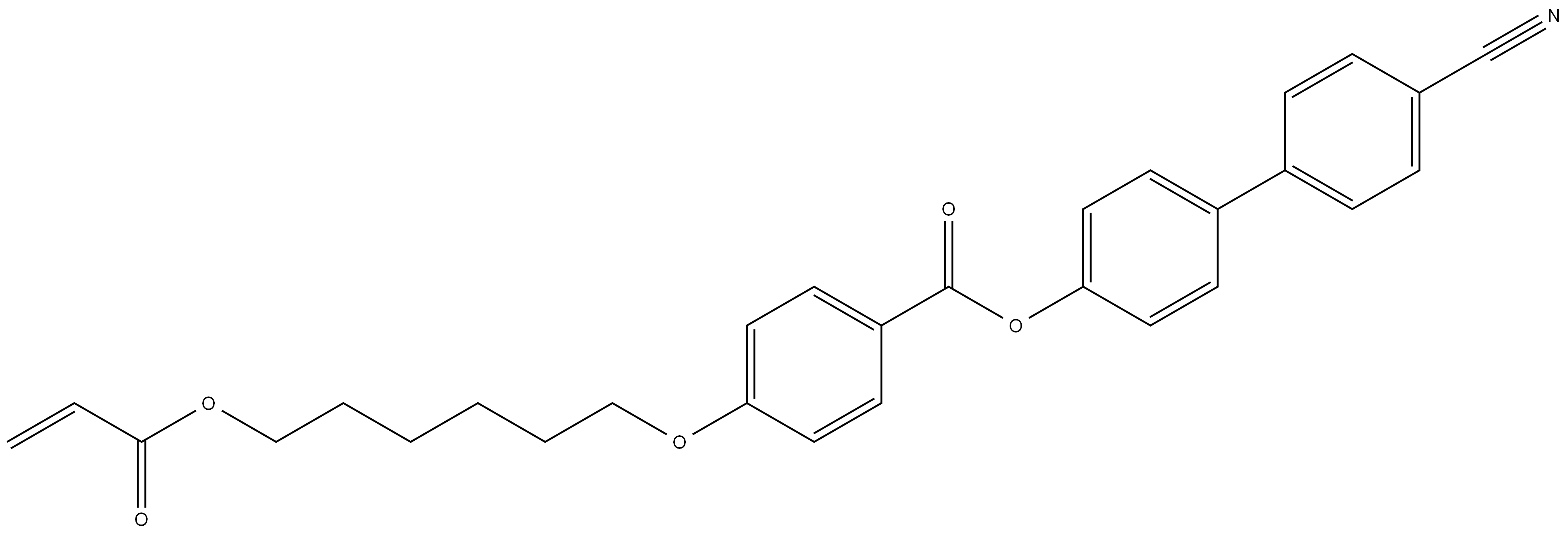 4'-氰基二苯基-4-基4-{[6-（丙烯酰氧基）己基]氧基}苯甲酸酯