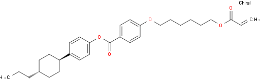 反式-4-[[6-[(1-氧代-2-丙烯基)氧基]己基]氧基]苯甲酸 4-(4-丙基环己基)苯酯