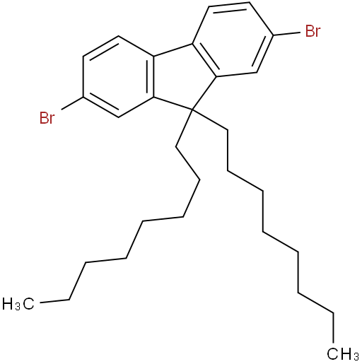 9,9-二辛基-2,7-二溴代芴