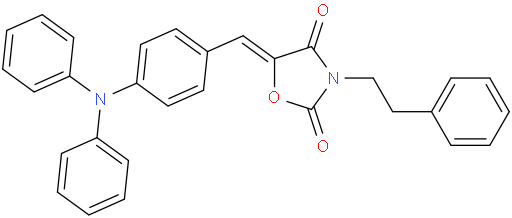2,4-恶唑烷二酮，5-[[4-（二苯基氨基）苯基]甲基-3-（2-苯基乙基）