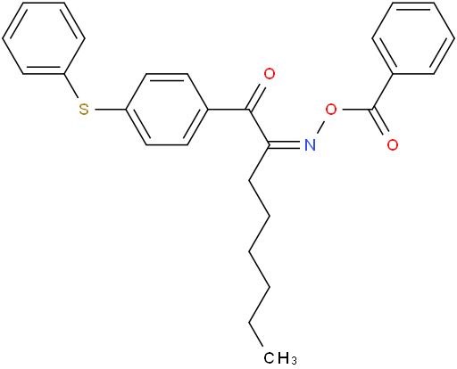 1-[4-(苯硫基)苯基]-1,2-辛烷二酮 2-(O-苯甲酰肟)
