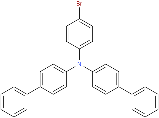 N-(4-溴苯基）-N,N-双（联苯基）胺