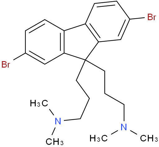 3,3-(2,7-二溴-9H-芴-9,9-二基)双(N,N-二甲基丙-1-胺)