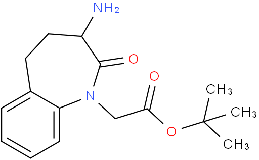 2-(3-氨基-2-氧代-2,3,4,5-四氢-1H-苯并[b]吖庚因-1-基)乙酸叔丁酯