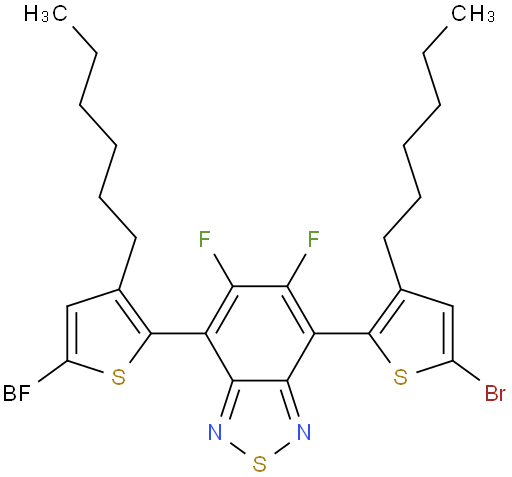 2,1,3-苯并噻二唑，4,7-双（5-溴-3-己基-2-噻吩基）-5,6-二氟-