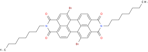 N,N'-二辛基-1,7-二溴-苝四羧酸二酰亚胺