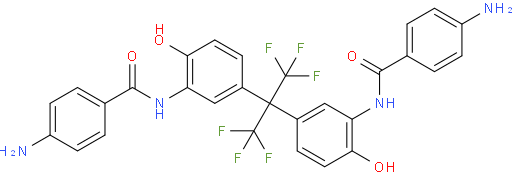 N,N'-[[2,2,2-三氟-1-(三氟甲基)亚乙基]双(6-羟基-3,1-亚苯基)]双[4-氨基苯甲酰胺]