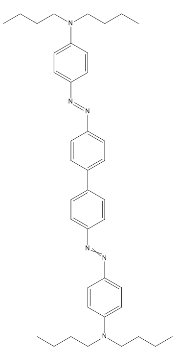 4,4'-[联苯-4,4'-二（E）二氮烯-2,1-二基]双（N，N-二丁基苯胺）