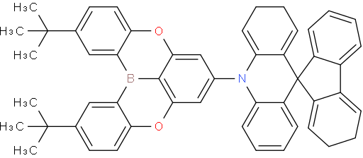 10-（2,12-二叔丁基-5,9-二氧杂-13b-硼萘并[3,2,1-de]蒽-7-基）-10H-螺[吖啶-9,9'-芴]