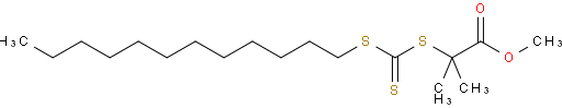 2-(((十二烷硫基)硫羰基)硫基)-2-甲基丙酸甲酯