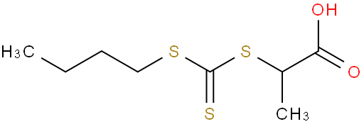 2-(((丁基硫代)硫代甲酰)硫代)丙酸