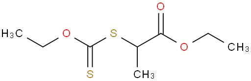 2-((乙氧基硫代羰基)硫代)丙酸乙酯