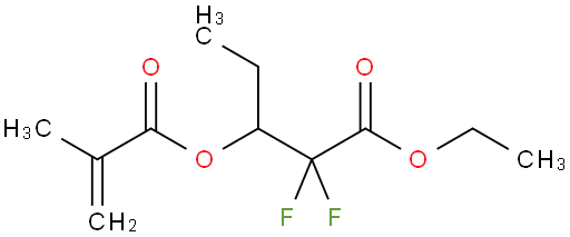 2,2-二氟-3-(甲基丙烯酰氧基)戊酸乙酯