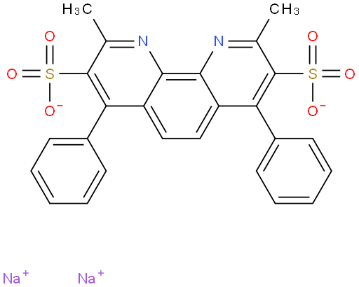 2,9-二甲基-4,7-二苯基-1,10-菲啉磺酸二钠盐