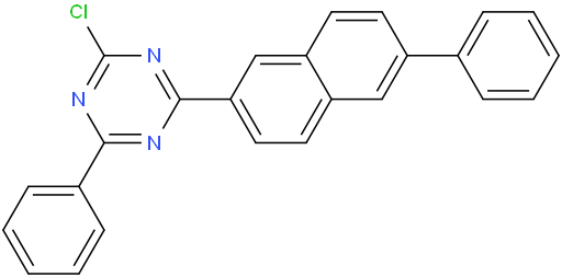 2-氯-4-苯基-6-（6-苯基萘-2-基）-1,3,5-三嗪