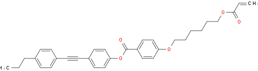 4-((4-丙基苯基)乙炔基)苯基-4-((6-(丙烯酰氧基)己基)氧基)苯甲酸酯