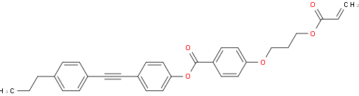 4-((4-丙基苯基)乙炔基)苯基4-(3-(丙烯酰氧基)丙氧基)苯甲酸酯