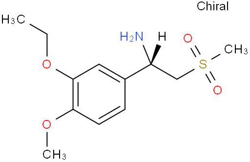 (1S)-1-(3-乙氧基-4-甲氧基-苯基)-2-甲磺酰基-乙胺