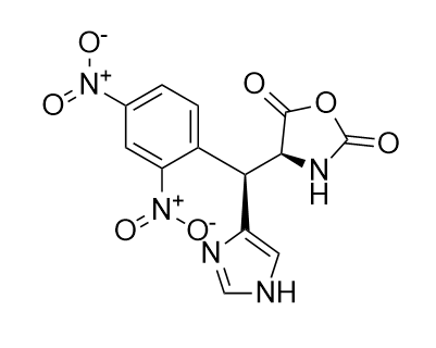 (4S)- (S)-4-[1-(2,4-二硝基-苯基)-1H-咪唑-4-基甲基]-噁唑烷-2,5-二酮