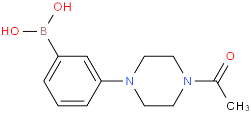 B-[3-（4-乙酰基-1-哌嗪基）苯基]硼酸