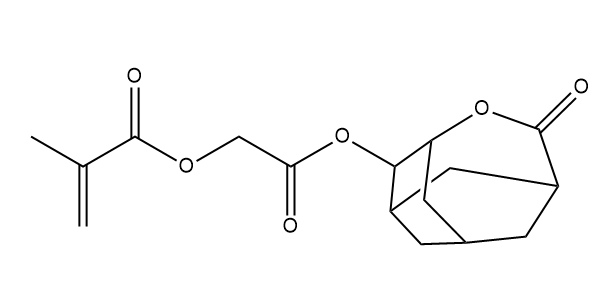 2-甲基-2-丙烯酸2-氧代-2-[(5-氧代-4-氧三环[4.3.1.13,8]十一烷基-2-基)氧基]乙酯