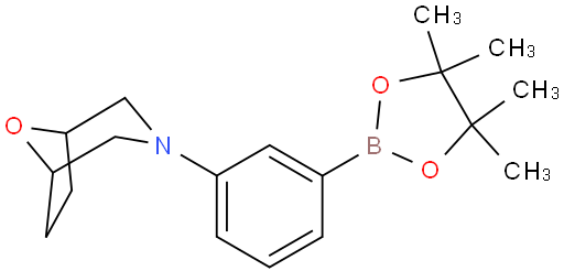 3-[3-（4,4,5,5-四甲基-1,3,2-二氧硼杂环戊烷-2-基）苯基]-8-氧杂-3-氮杂双环[3.2.1]辛烷