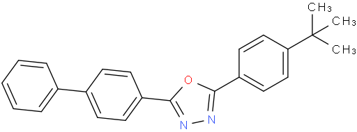 2-(4'-叔丁苯基)-5-(4'-联苯基)-1,3,4-恶二唑