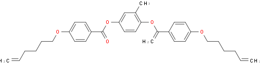 2-甲基-1,4-亚苯基双(4-(己-5-烯氧基)苯甲酸酯)