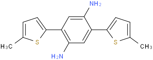 2,5-双(5-甲基噻吩-2-基)苯-1,4-二胺