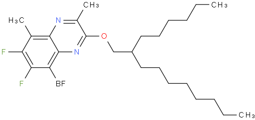 5,8-二溴-6,7-二氟-2-((2-己基癸基)氧)-3-甲基喹喔啉