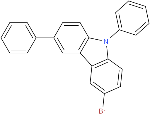 3-溴-6,9-二苯基-9H-咔唑