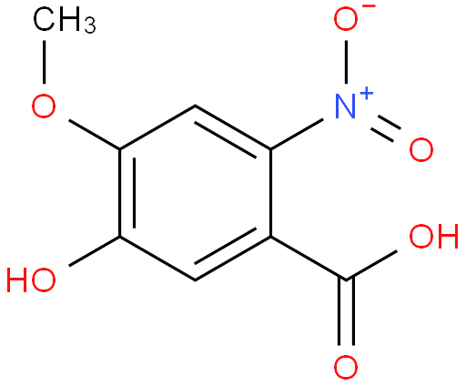 2-硝基-4-甲氧基-5-羟基苯甲酸